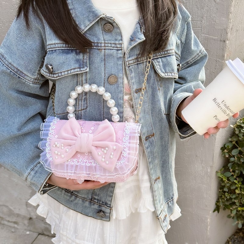 Bolsos infantiles de mujeres lindas niñas 2024 nueva moda niña princesa bolsos bolsos bolsos bolsos pequeños