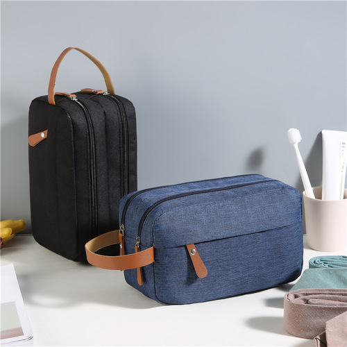Amazon Men's Travel Wash Kit Large Capacity Hanging Hand Luggage Travel Makeup Storage Bag