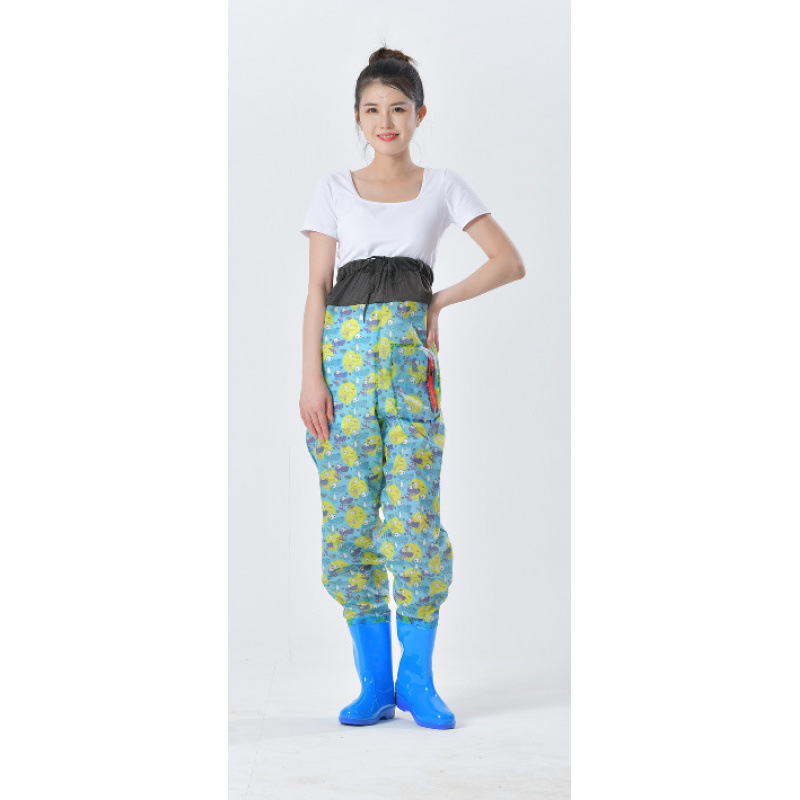 Pantalones de agua de mujer de cinturón, medio cuerpo, zapatos de lluvia de playa, pantalones de lluvia impermeables, ropa de nadar para niños.