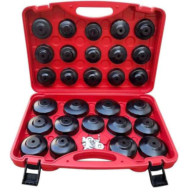 30件帽式机油格扳手套组 碗型机油滤芯扳手 30件套机滤扳手组