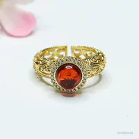 Военное кольцо из натурального янтаря, кольцо с кровью и янтарем, женское ретро ювелирное изделие, оптовая продажа с фабрики, дропшиппинг HP 4050405