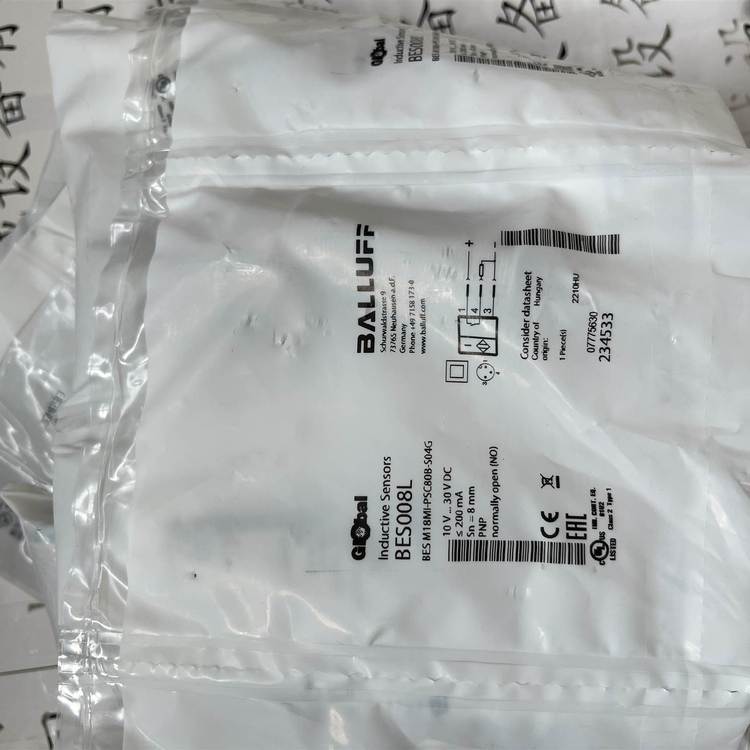 巴鲁夫BALLUFF接近开关BES M18MI-PSC80B-S04G上海森层授权代理物