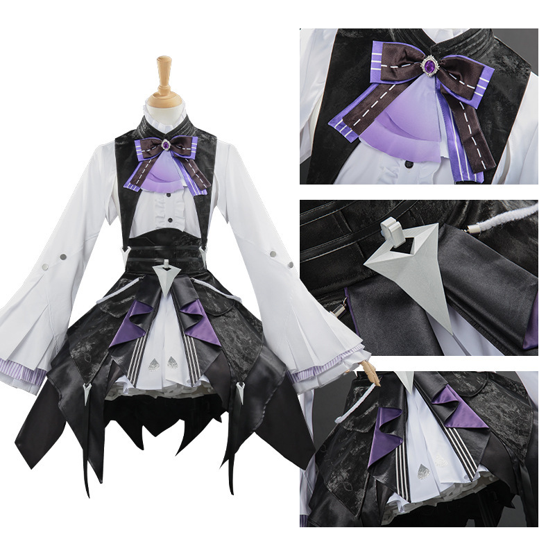 ゼロゾーンコス服ヴァンパイアガールヴィヴィアンコスプレ婦人服二次元服フルセット靴かつら|undefined