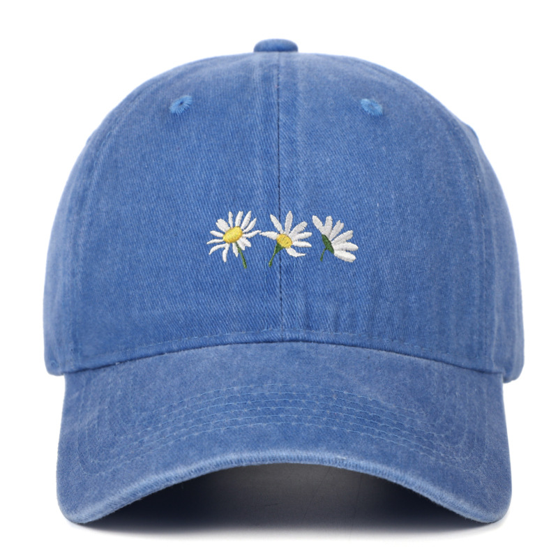Sombreros de mujer bordado diy hacer bordado creativo casual blando sombrero de boca de pato sombrero protector al aire libre sombrero de sombrero
