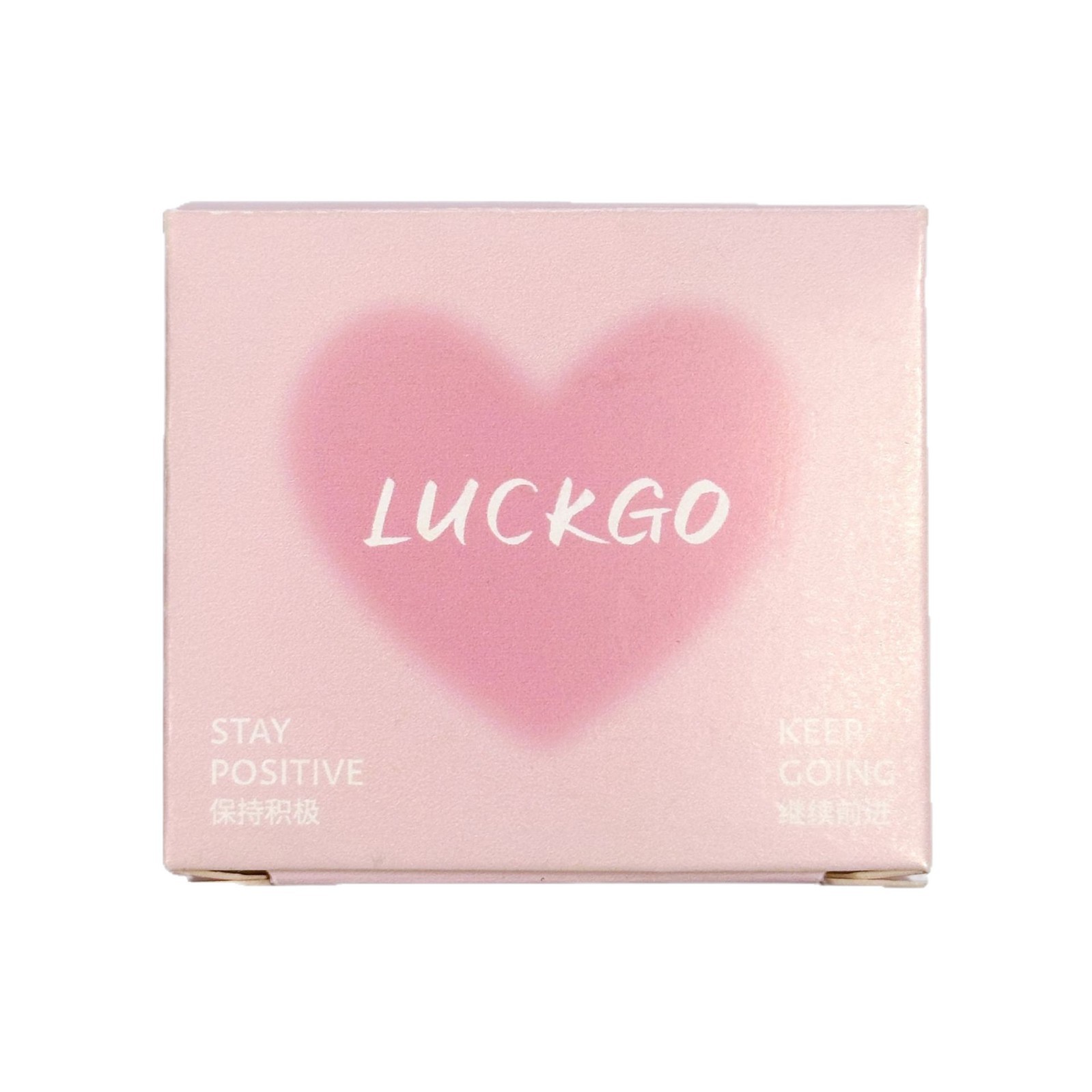 LUCKGO amor brillante máscara labial bicolor hidratación hidratación para evitar agrietamiento seco joven otoño invierno lápiz labial transfronterizo