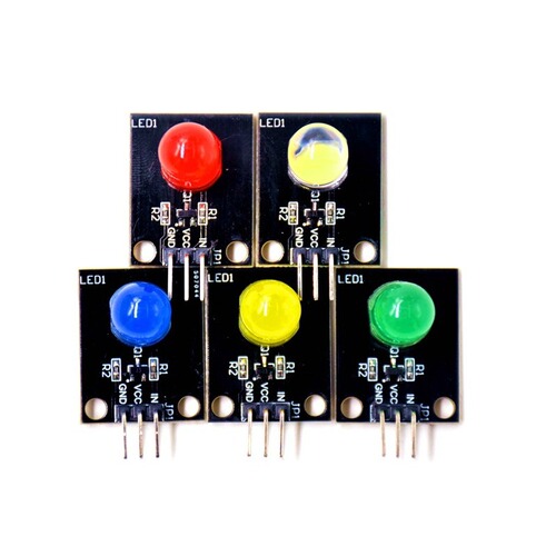 LED indicator 10mm LED sensor module electronic building blocks red yellow blue green white light beads new