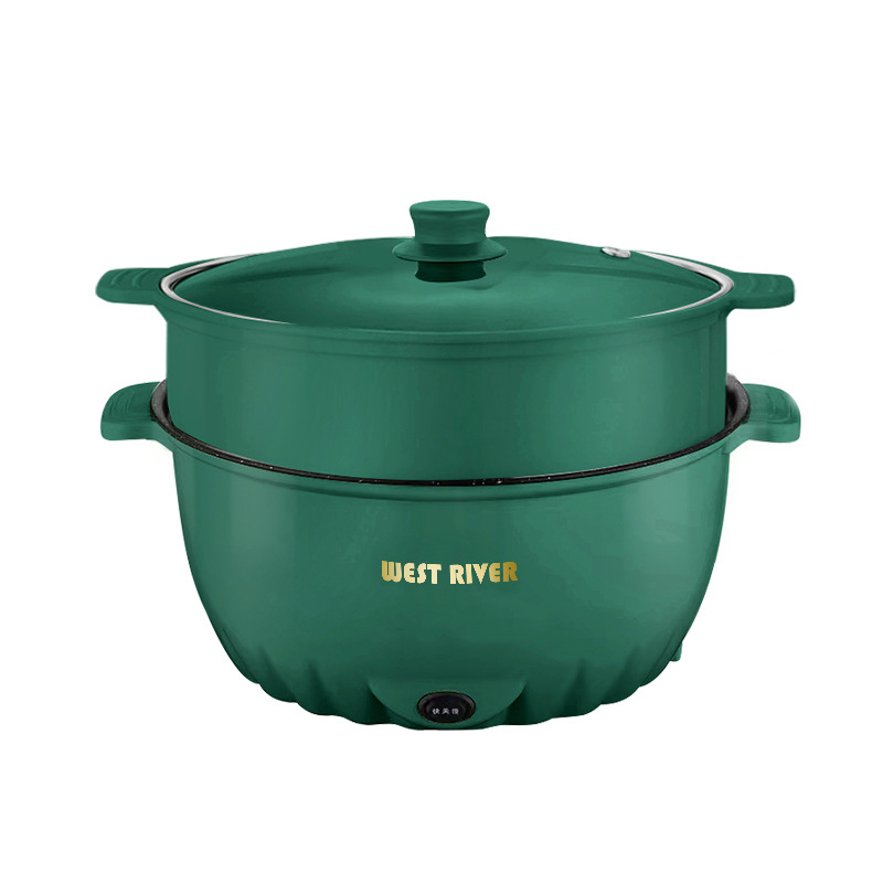 Hotpot eléctrico transfronterizo multifuncional doméstico vapor eléctrico dormitorio pequeño horno de cocción de hortales de cocción de hortales de cocción de hortales de gran capacidad lote