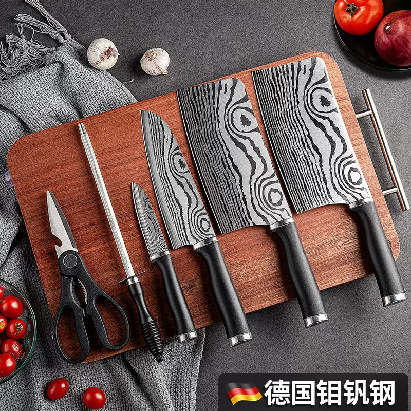 Knife, sharp set stainless steel, Germany, full set