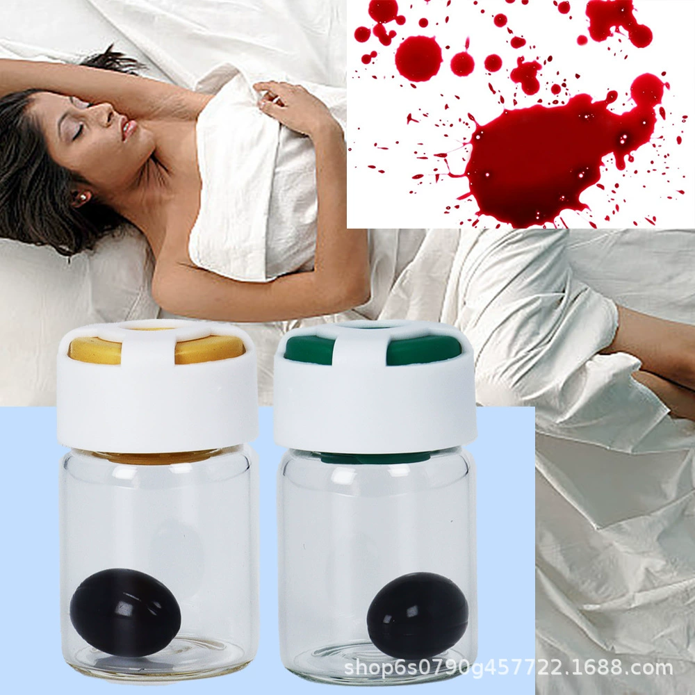 Поддельная капсула крови Папучу Женская капсула крови Virginity Blood Capsule Artificial Hy