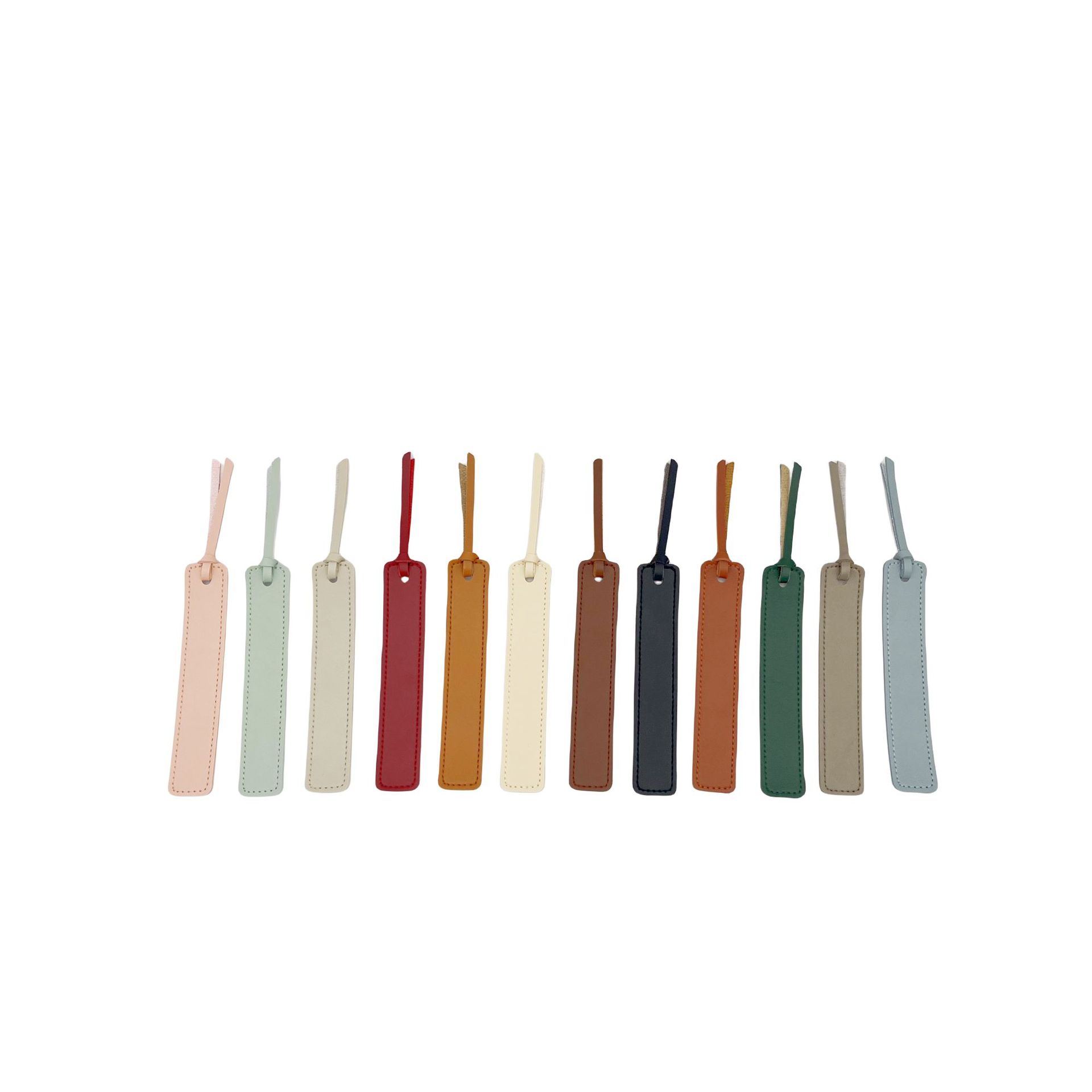 Cross-border same item small and beautiful leather bookmark portable office home reading page divider