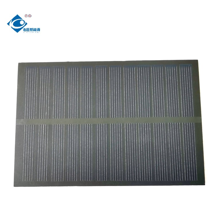 志旺新能源 6V光伏板 PET能板125*85 爆闪灯 头盔充电光伏板 1.6W