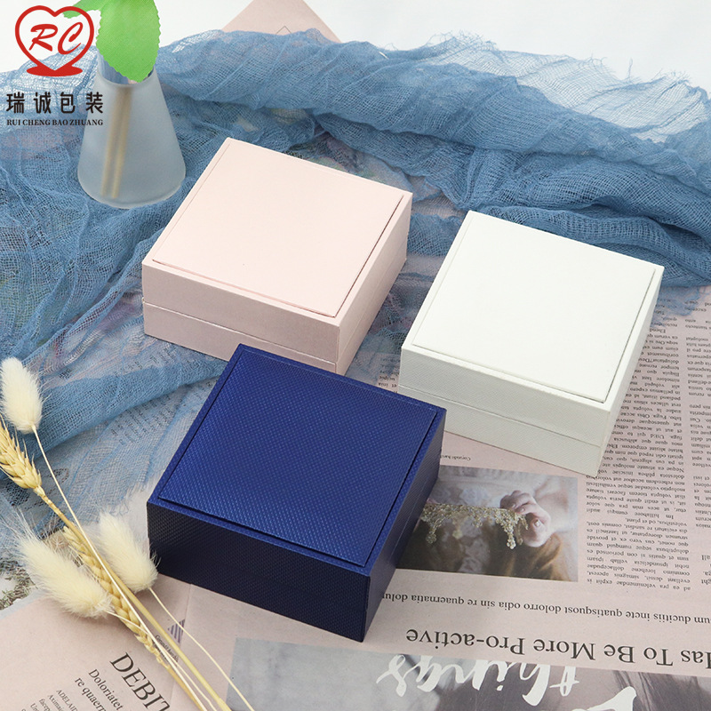 项链包装盒 毛衣链礼盒 翻盖盒jewellery box首饰盒 新中式首饰盒