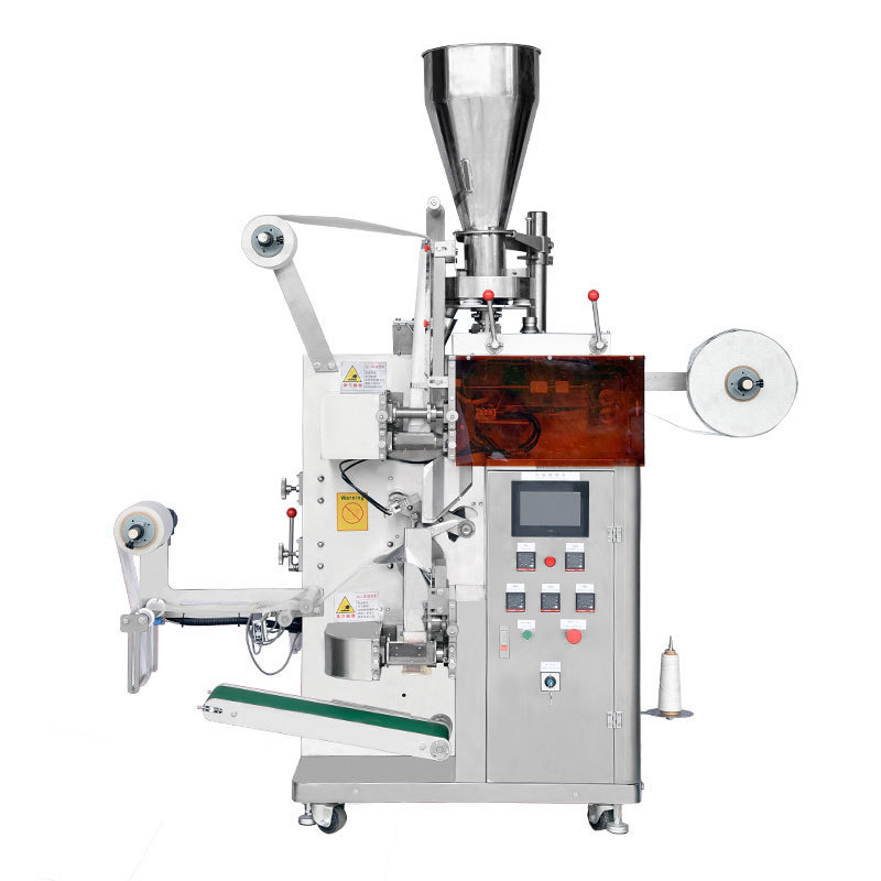 东北DCK-18袋泡茶内外袋包装机 带线带标签全自动灌装机海