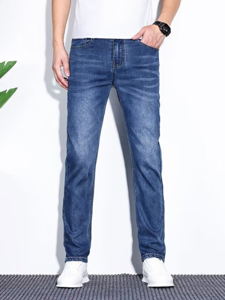 Silk thin summer jeans