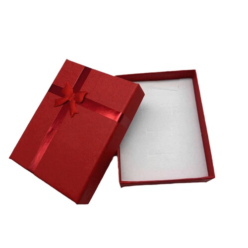 Bow necklace ring earrings bracelet packaging box exquisite gift box 7*9*3 jewelry box jewelry box