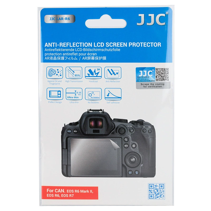 JJC, подходит для Canon R10 R6II R7 R8 R50, защитная наноплёнка для экрана, ультрапрозрачная AR, водонепроницаемая мягкая плёнка