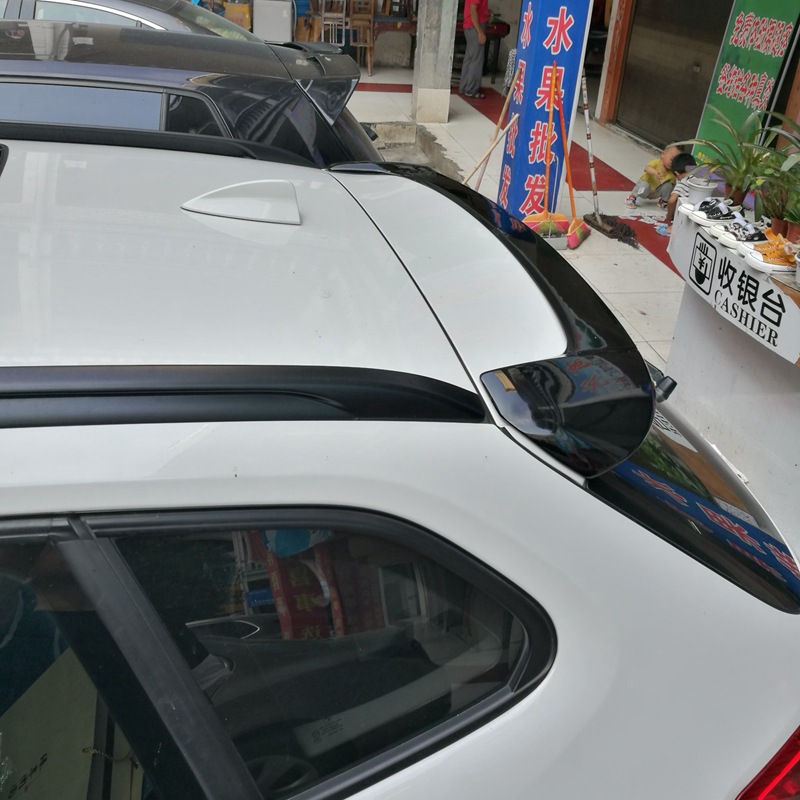 Suitable for 2010-2015 Bmw X1 Rear Wing E84 Rear Top Wing Modified Fixed Wing Carbon Fiber Pattern Spoiler