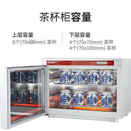 茶杯消毒柜 高温加热柜 可放置台面台式柜 20升 20L XDR20-A6