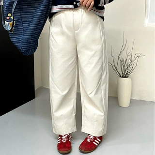 大码女装高腰休闲直筒裤女2026秋款胖mm宽松显瘦哈伦九分裤NK1303