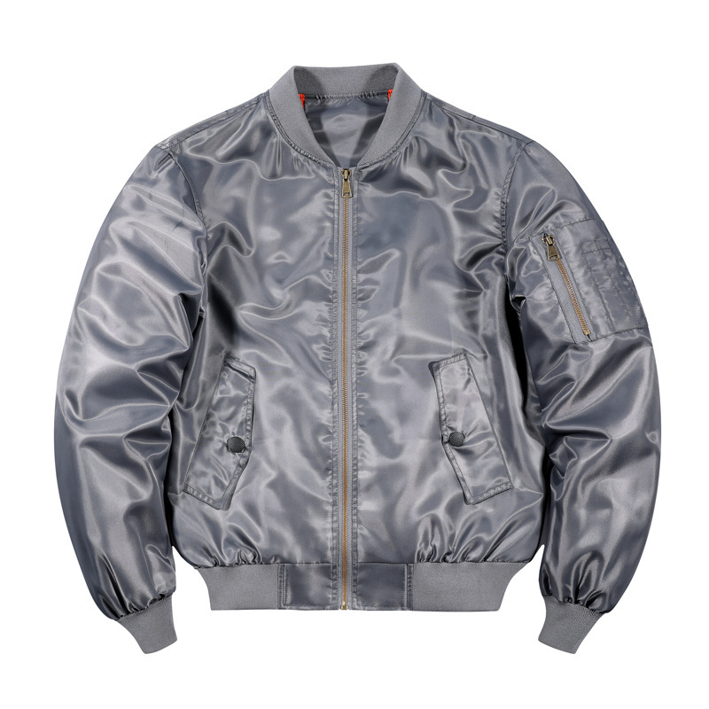 Cross-Border Aliexpress Amazon Spring and Autumn Stand Collar Jacket Men's Air Force One Ma-1 Pilot Men's Jacket Trendy