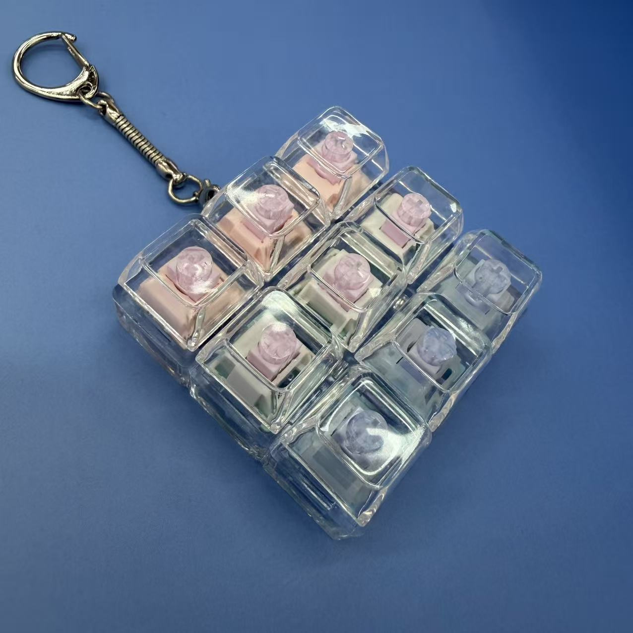 Pc nine keys-color shaft type a + snake bone chain