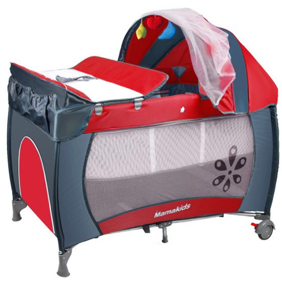 Детская кроватка MamaKids розовая