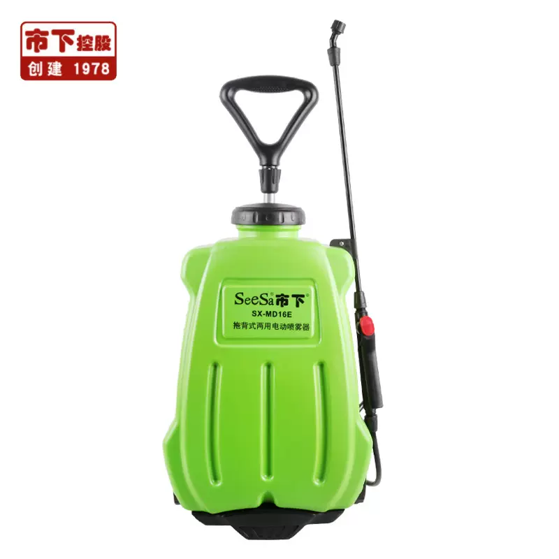 市下 16L背负式打药机防疫消杀酒精84带拖车高压喷药机电动喷雾器