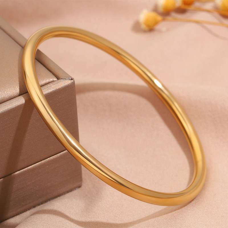 Pulsera de Acero de Titanio, Moda Transfronteriza, Pulsera Europea y Americana con Diseño de Estrellas, Pulsera Redonda con Diamantes Completos para Mujer, Pulsera de Acero Inoxidable para Parejas