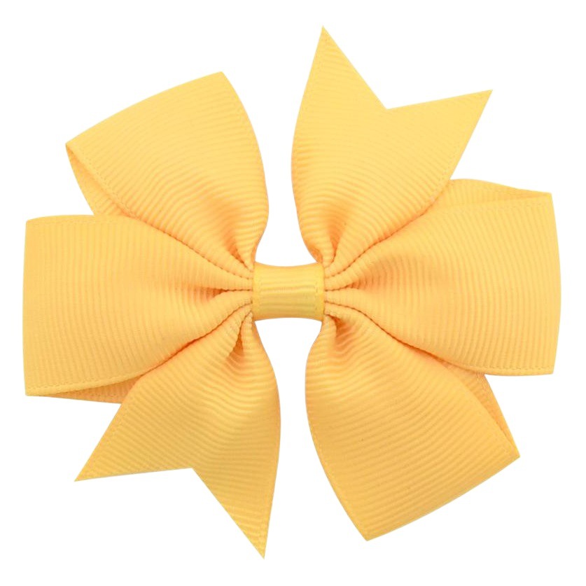Cross-border 40-color 564 Amazon Hot Sale Solid Color Rib Ribbon Fishtail Bow Hairpin Hair Accessories Children's Hair