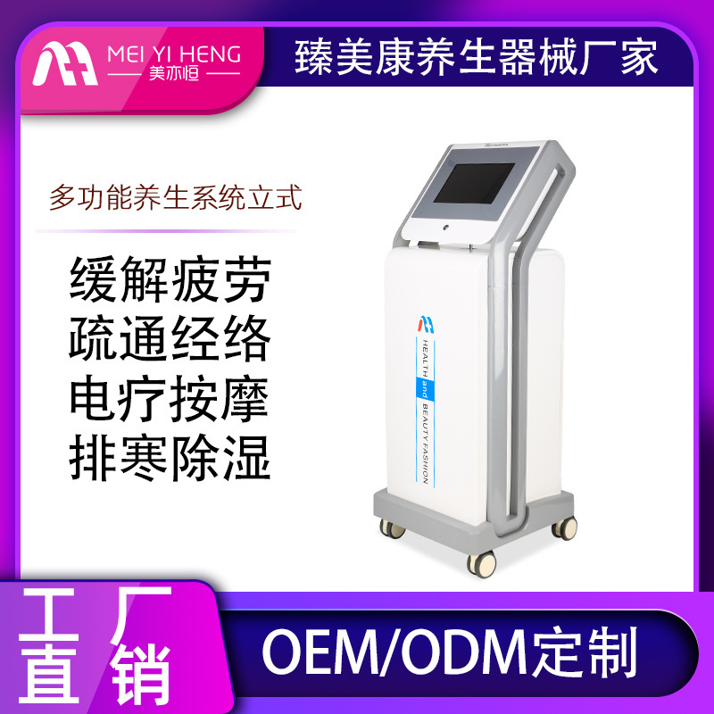 Vertical Electrotherapy Instrument Household Automatic Cupping Qi and Blood Warming Instrument Cervical Massager Meridian Moxibustion Guide Instrument Acid-alkali Leveling