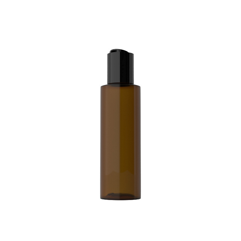 100mL botella de tapa de hombro plana 24 calibre botella de plástico líquido sub-botella de PET material de embalaje en stock