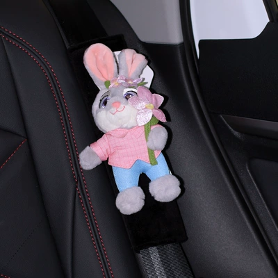 Shoulder Pad Decoration — Seat belt shoulder pad - hand-stitchedjudy-hopps-black-crystal-velvet-shoulder-pad-single-pack