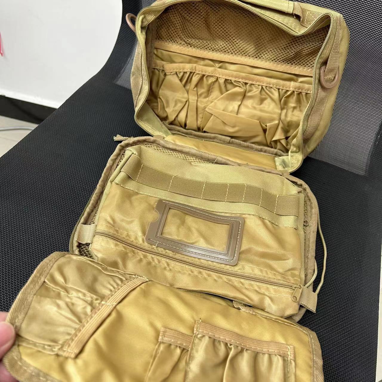 Tactical Travel Toiletry Bag Large Capacity Waterproof Organizer_voghion.com