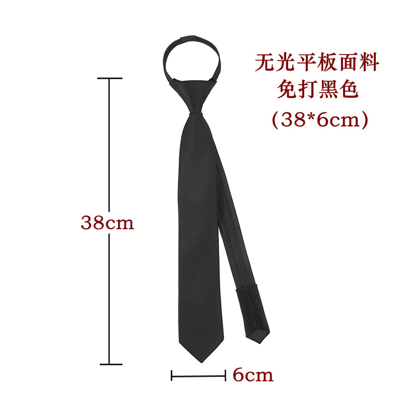 Tie with zipper, 38