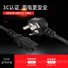 厂家直销小家电专用三芯纯铜蛇头国标电源线