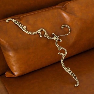 Vintage Palace Style Household Clothes Hanger Hotel Bedroom Wardrobe Storage Rack Brass Hook Clothes Drying Rack