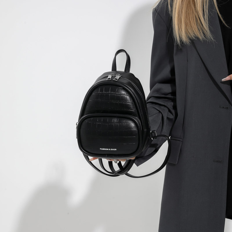 Damen Rucksack Im Retro Steinmuster Für Herbst Und Winter_voghion.com