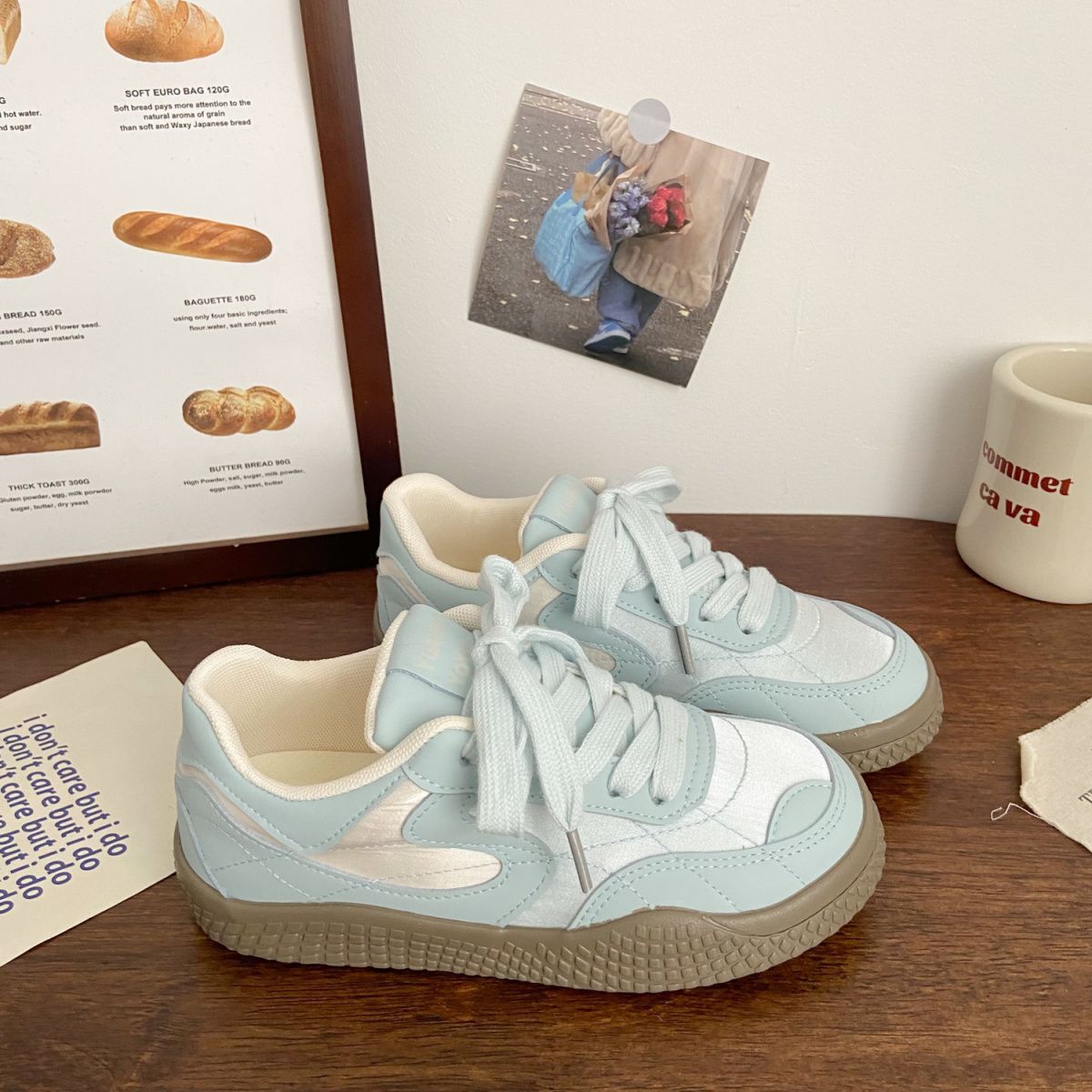 Todos los zapatos casuales blancos para mujeres 2024 nuevo primavera y otoño nuevo transpirable con suela suave zapatos casuales lindos para estudiantes