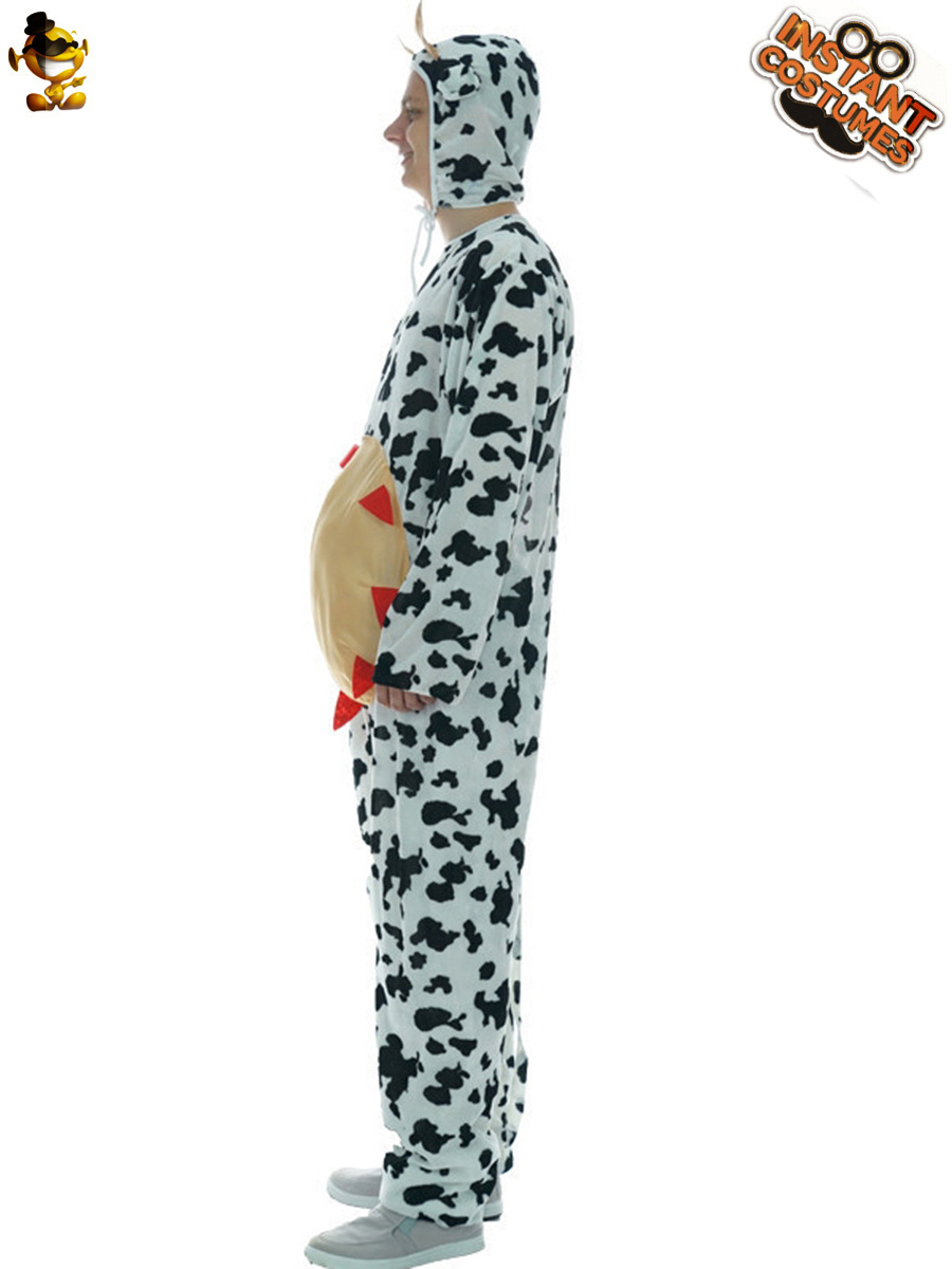 Grandes hombres parodia vaca ropa Cosplay traje mascarada ropa de fiesta Halloween traje ropa de rendimiento