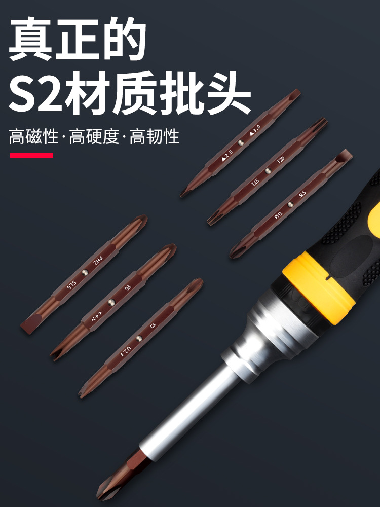 Magnetic screwdriver, set