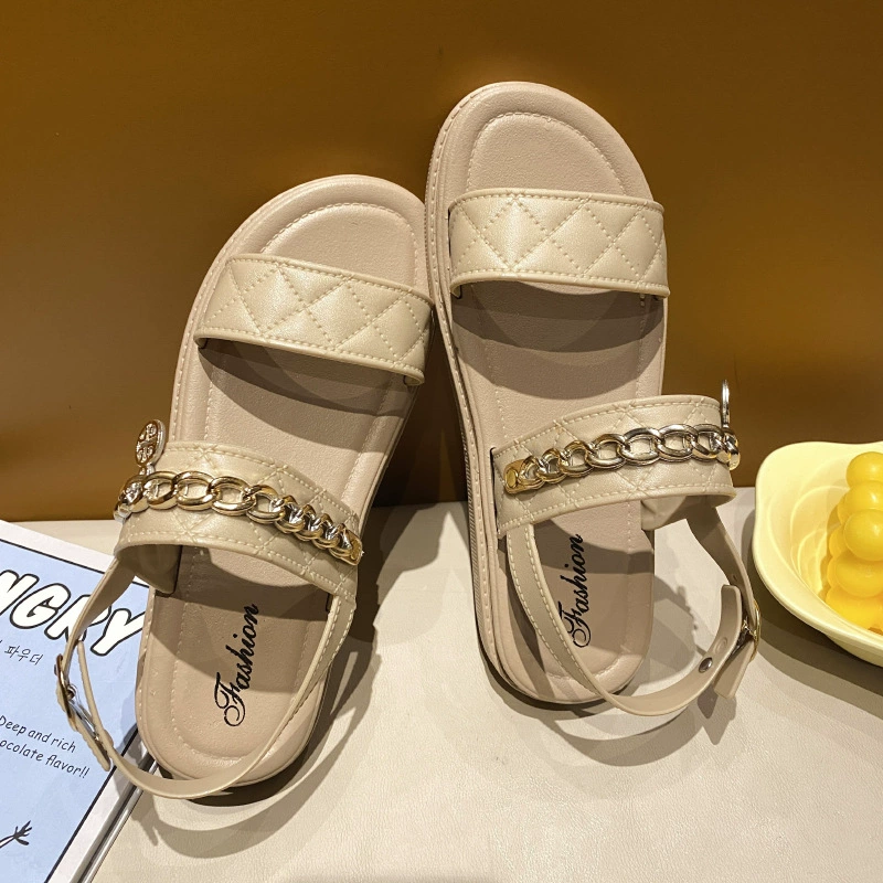 (Cross-border trading), summer fashionable universal golden non-slip slippers