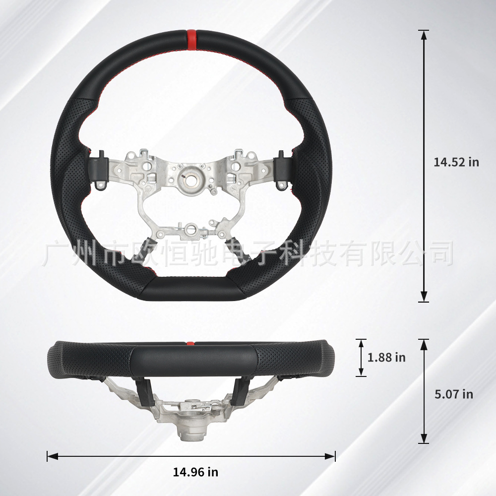 Cross-border hot sale is suitable for Toyota Land Cruiser 16-21 full leather car steering wheel assembly modification