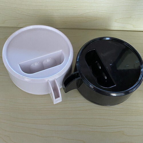 Multi-functional plastic ink tank, black imitation porcelain ink fountain with cover, ink cartridge, pen and color ink fountain, lickable pen and inkstone
