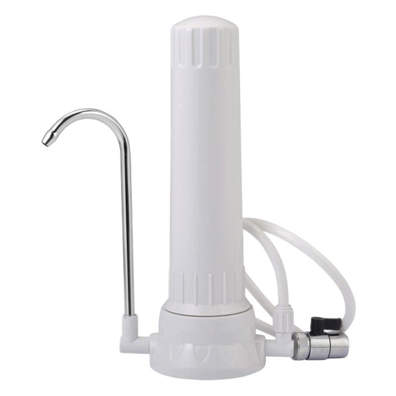 Purificador de agua de sobremesa de un solo tubo y una sola etapa para uso doméstico, purificador de agua para cocina, filtro de agua del grifo, cerámico.