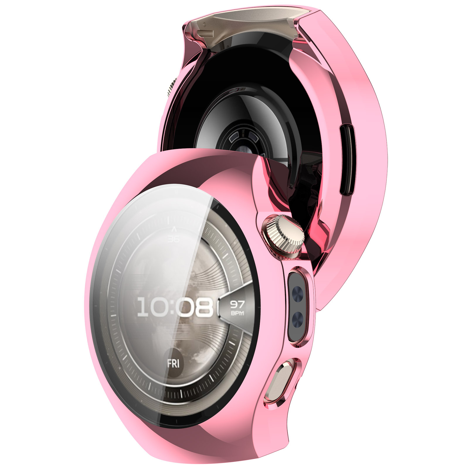 Xinyuan Shuntong is suitable for the Huawei watch5 protective case with a 42MM tempered film and a full 46MM integrated case and film watch case undefined