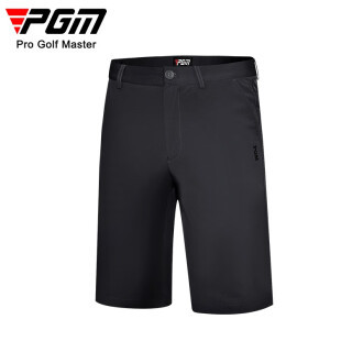 Quần short golf nam PGM vải co giãn thoáng khí — KUZ152-Màu đen, KUZ152-màu xanh hải quân, KUZ152-Màu xám nhạt