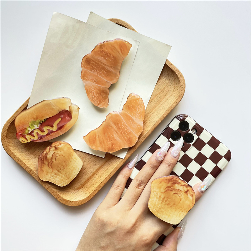 Simulation Food Color Block Arylic Classic Style   Retractable Mobile Phone Holder display picture 4