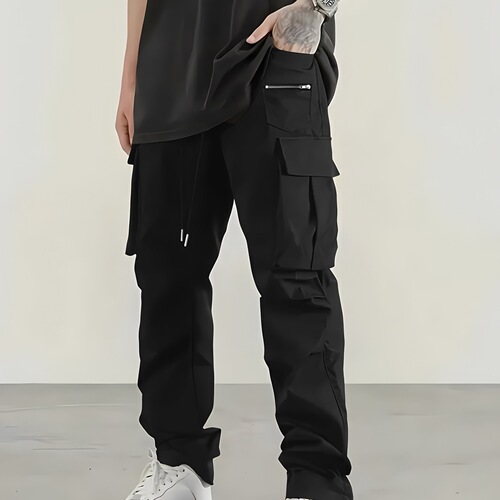 Men's Factory Exclusive Leisure Pants with Multiple Pockets, Sports Pants, Work Pants, Long Pants