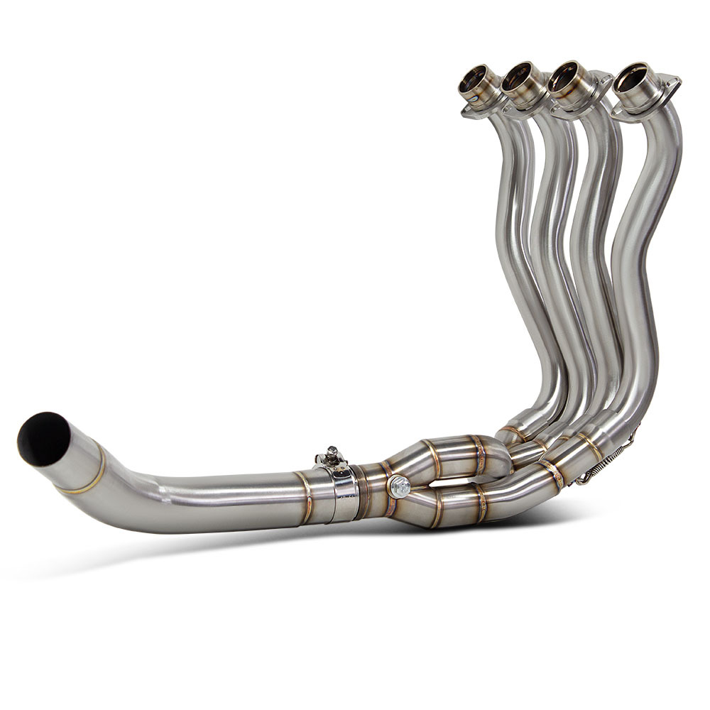Suitable for Motorcycle Exhaust Pipe Modification Gsxr600/750 Stainless Steel Front Section to Connect to the Original Tail Section