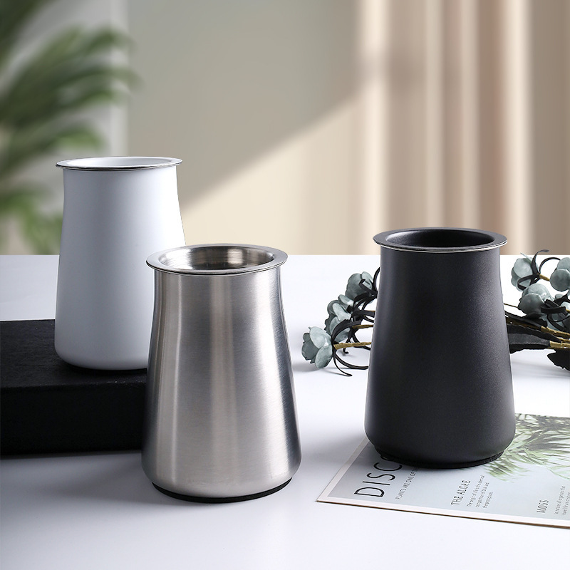304 Stainless Steel Hand-Brewed Coffee Powder Sieve Sanded Filter Powder Spreader Aroma Cup Teflon Polished Powder Collector 304 Stainless Steel Hand-Brewed Coffee Powder Sieve Sanded Filter Powder Spreader Aroma Cup Teflon Polished Powder Collector